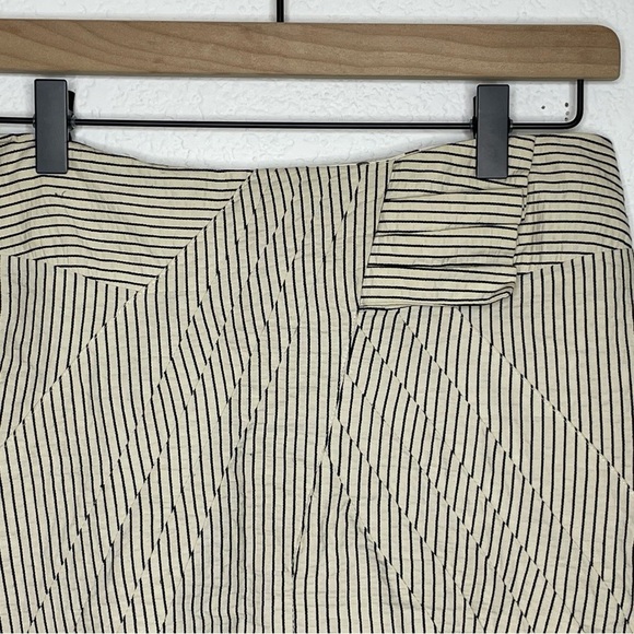 Anthropologie Eva Franco skirt pencil sz 4 black and cream - Picture 2 of 9